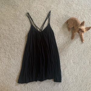 Black swimsuit coverup